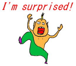 Excited man sticker #7351399