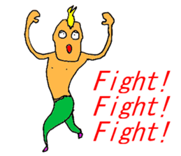 Excited man sticker #7351401