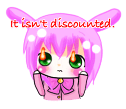 Warmly, girl and dark girl. English Ver. sticker #7351438