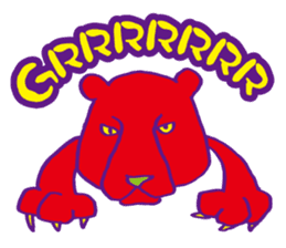 Noisy wild animals(English Ver.) sticker #7351525