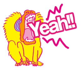 Noisy wild animals(English Ver.) sticker #7351550