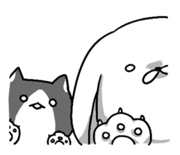 inukoro-san & hacchan sticker #7351615