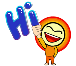 Rainbow circle sticker #7352125