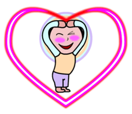 Rainbow circle sticker #7352145