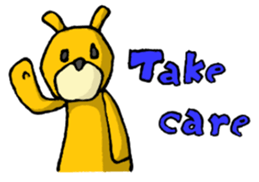 It's with all the wear of a bear.ver Eng sticker #7352377