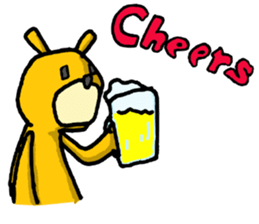 It's with all the wear of a bear.ver Eng sticker #7352379