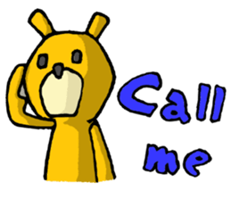 It's with all the wear of a bear.ver Eng sticker #7352382