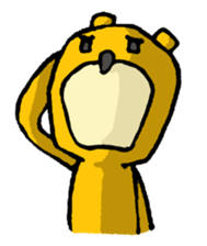 It's with all the wear of a bear.ver Eng sticker #7352386