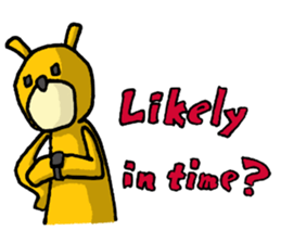 It's with all the wear of a bear.ver Eng sticker #7352388