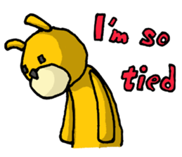 It's with all the wear of a bear.ver Eng sticker #7352391