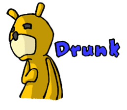 It's with all the wear of a bear.ver Eng sticker #7352395