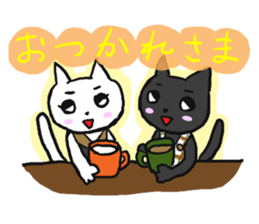 Neige and Noir sticker #7352571