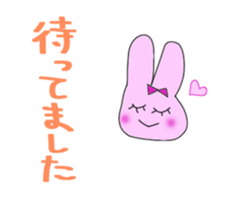 Love part3 of the live favorite rabbit. sticker #7353261