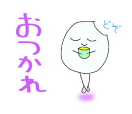 Daily life conversation of Mami of rice sticker #7353644