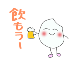 Daily life conversation of Mami of rice sticker #7353670