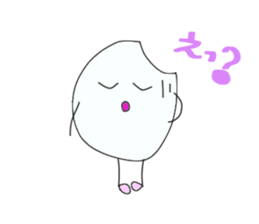 Daily life conversation of Mami of rice sticker #7353681