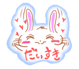 Rabbitandchick sticker #7353910