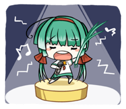 Green onion and her good friends sticker #7354011