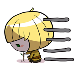 Green onion and her good friends sticker #7354027