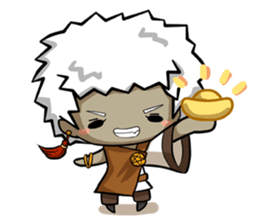 Green onion and her good friends sticker #7354034