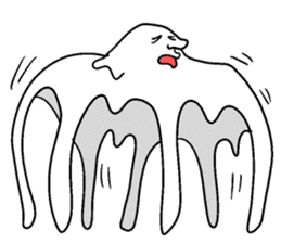 Melting guy sticker #7354433
