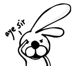 Nico & Rabbit ears sticker #7354852