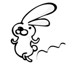 Nico & Rabbit ears sticker #7354854
