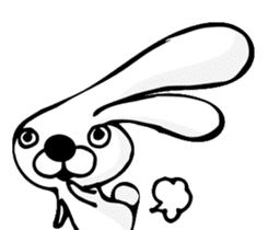 Nico & Rabbit ears sticker #7354870