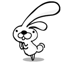 Nico & Rabbit ears sticker #7354872
