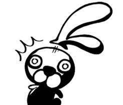 Nico & Rabbit ears sticker #7354873