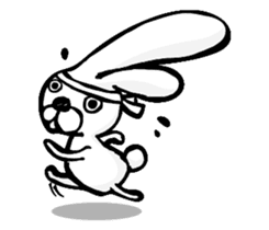 Nico & Rabbit ears sticker #7354875