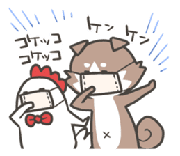 shibainu&tebasakisan3 sticker #7355089