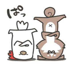 shibainu&tebasakisan3 sticker #7355095