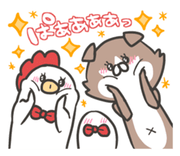 shibainu&tebasakisan3 sticker #7355114