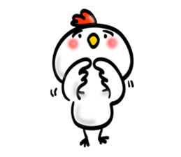 Handwriting style bird, Taiwan & Chinese sticker #7355375