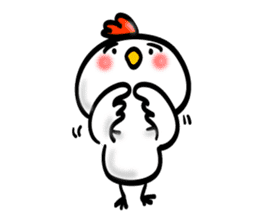 Handwriting style bird, Taiwan & Chinese sticker #7355375