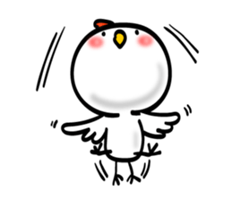 Handwriting style bird, Taiwan & Chinese sticker #7355391