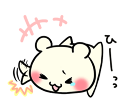 Adorable Kumako & Chibikuma 4 sticker #7355777