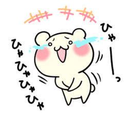 Adorable Kumako & Chibikuma 4 sticker #7355778