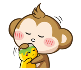 SARU CHAN -No.2 sticker #7355888