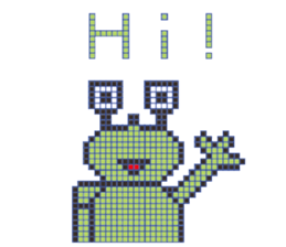 The Alien Dot sticker #7356858