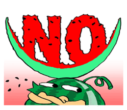 Uncle Watermelon(English) sticker #7358406
