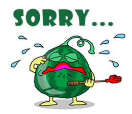 Uncle Watermelon(English) sticker #7358410