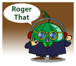 Uncle Watermelon(English) sticker #7358419