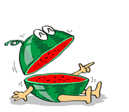 Uncle Watermelon(English) sticker #7358425
