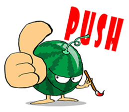 Uncle Watermelon(English) sticker #7358443