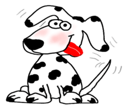 TAM Spotty dog sticker #7358524
