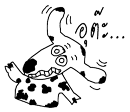 TAM Spotty dog sticker #7358531