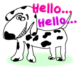TAM Spotty dog sticker #7358532
