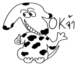 TAM Spotty dog sticker #7358539